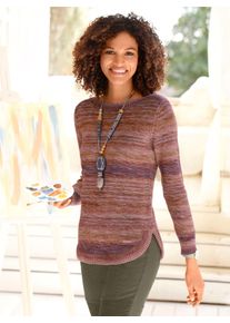 Casual Looks Damen Strickpullover "Pullover", bunt, Gr. 50, gemustert, mehrfarbig, meliert, 82% Polyacryl, 18% Baumwolle, Pullover