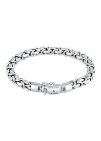Kuzzoi Herren Armband "Herren Panzerarmband Königskette Basic 925 Silber", 19cm, ohne Stein, Silber 925 (Sterlingsilber), silber, Silber 925
