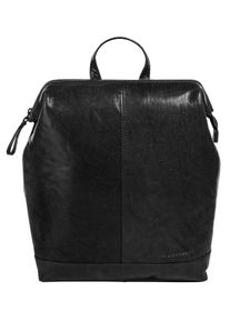SPIKES & SPARROW Cityrucksack, SPIKES & SPARROW, schwarz, Rindsleder, Leder, unifarben, casual, Rucksäcke, echt Leder