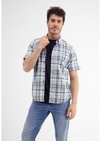 Lerros Herren Kurzarmhemd "Lerros Kariertes Halbarmhemd, Baumwoll-Leinen-Mix", weiß, Gr. L, 71%Baumwolle, 29%Linen, Hemden