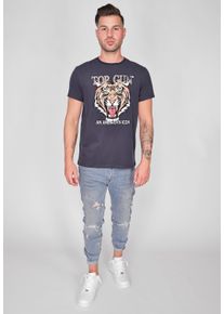 Top Gun Herren T-Shirt "TG20213017", blau, Gr. L, Obermaterial: 100% Baumwolle, Shirts