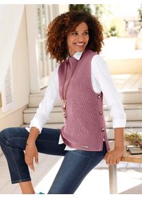 Casual Looks Damen Pullunder "Pullunder", rosa, Gr. 40, unifarben, 50% Baumwolle, 50% Polyacryl, Pullover