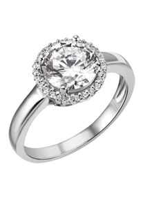 Firetti Damen Fingerring "Schmuck Geschenk Silber 925 Silberring", 54, Silber 925 (Sterlingsilber), 2,65mm, silber, Silber 925 (Sterlingsilber),