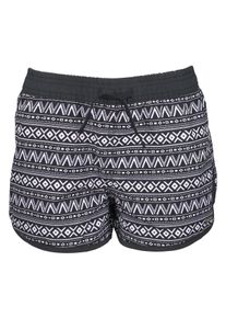 Buffalo Kinder Badeshorts, schwarz-weiß, Gr. 158, Ethnomuster, Microfaser, Polyester, Badehosen, mit Ethnodruck