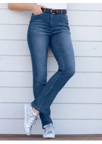 Casual Looks Damen 5-Pocket-Jeans, blau, Gr. 38, unifarben, 78% Baumwolle, 20% Polyester, 2% Elasthan, Jeans