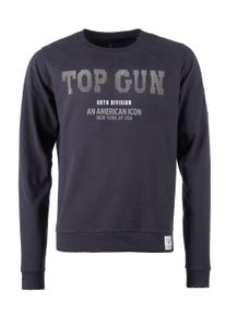 Top Gun Herren Sweater "TG20213007", blau, Gr. XXXL, Obermaterial: 100% Baumwolle / 100% Baumwolle, Sweatshirts