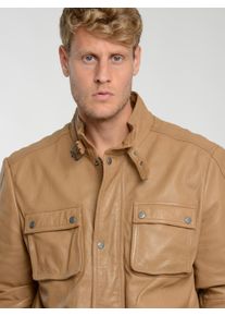 JCC Herren Lederjacke "3102233", braun, Gr. 56, Oberstoff: 100% Lammleder / Innenfutter oben: 100% Polyester / Innenfutter unten: 100% Baumwolle /