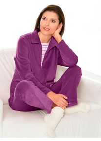 Comtessa Damen Hausanzug, Gr. 18, lila, 80% Baumwolle, 20% Polyester, Homewear-Sets