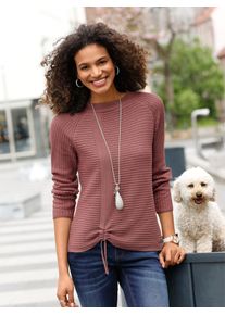 Casual Looks Damen Strickpullover "Pullover", rot, Gr. 38, unifarben, 50% Baumwolle, 50% Polyacryl, Pullover