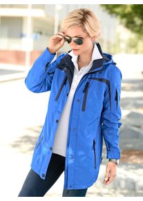 Casual Looks Damen Funktionsjacke, blau, Gr. 20, unifarben, 100% Polyester, Jacken