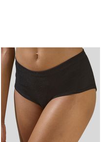 Lascana Damen Hipster, Gr. 32, schwarz, Jersey, Obermaterial: 58% Baumwolle, 39% Polyamid, 3% Elasthan, Unterhosen, aus angenehm weicher Baumwolle