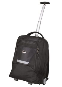 LIGHTPAK Herren Laptoprucksack "Master", schwarz, Nylon, Rucksäcke, mit Teleskopgriff