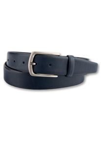 Bernd Götz BERND GÖTZ Damen Ledergürtel, blau, casual, Gr. 90, Obermaterial: 100% Rindsleder, Gürtel, im klassischen Stil mit Schattenkante