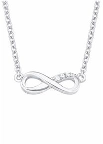 s.Oliver Damen Silberkette "Infinity/Unendlichkeit, 2017245", Silber 925 (Sterlingsilber), L: 45cm B: 1,4mm, silber, Silber 925 (Sterlingsilber),