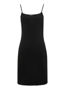 Aniston CASUAL Damen Unterkleid, schwarz, casual, Gr. 36, unifarben, Single Jersey, Obermaterial: 95% Polyester, 5% Elasthan, Kleider, mit