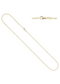 Jobo Damen Goldkette, Gelbgold 585, L: 50cm, gelb, Gelbgold 585, Halsketten, Weit-Ankerkette 585 Gold 50 cm 2 mm