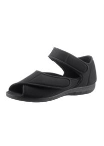 CLASSIC Damen Hausschuh, Gr. 36, schwarz, Textil, Schuhe