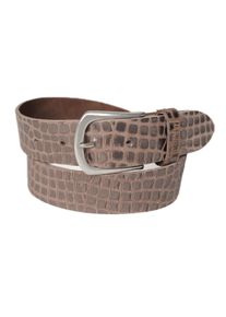 JCC Damen Ledergürtel "31022136", grau, Gr. 80, Obermaterial: 100% Leder, Gürtel