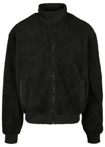 Urban Classics Herren Winterjacke "Urban Classics Herren Boxy Sherpa Jacket", schwarz, klassisch, Gr. XL, unifarben, 100% Polyester, Jacken