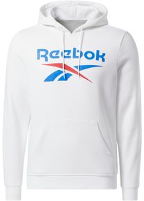 Reebok Herren Kapuzensweatshirt, weiß, sportlich, Gr. XXL, Obermaterial: 70% Baumwolle, 30% Polyester, Sweatshirts