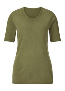 CLASSIC Damen Strickpullover "Twinset", grün, Gr. 40, unifarben, 100% Polyacryl, Pullover