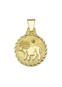 Vivance Damen Ketten-Anhänger "333/- Gelbgold", ONE-SIZE, Gold, 0,8 g, gelb, Gold, Schmuckanhänger