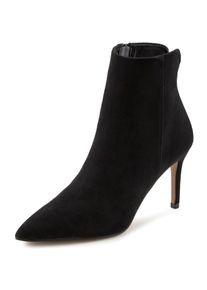 Lascana Damen High-Heel-Stiefelette, Gr. 38, schwarz, Obermaterial: 100% Textilmaterial. Futter: 100% Textilmaterial. Decksohle: 100% Lederimitat.