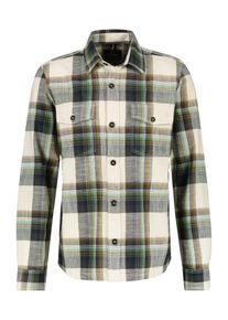 Lerros Herren Outdoorhemd "Lerros Karierte Hemdjacke", weiß, Gr. 4XL, 100% Baumwolle, Hemden