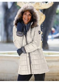Casual Looks Damen Steppjacke, beige, Gr. 20, unifarben, 60% Polyester, 40% Polyamid, Jacken