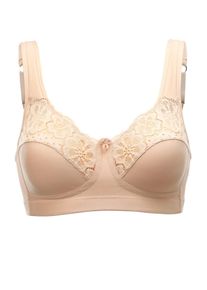 Damen Bügelloser BH, Swegmark of Sweden, Gr. 100, beige, 95% Baumwolle, 5% Elasthan, BHs