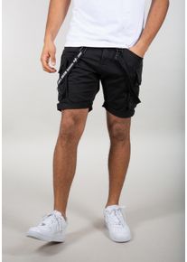 Herren Shorts "Alpha Industries Men - Shorts Utility Short", schwarz, Gr. 34, Alpha Industries, Obermaterial: 98% Baumwolle, 2% Elastan, Hosen