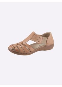 CLASSIC Damen Slipper, Gr. 36, braun, Glattleder, klassisch, Schuhe