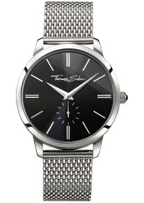 Thomas Sabo Herren Quarzuhr "REBEL SPIRIT", silber, Armbanduhren, Armbanduhr, Herrenuhr, Mineralglas mit Saphirbeschichtung, Onyx-Steine