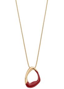 Skagen Damen Kette mit Anhänger "KARIANA LIQUID, SKJ1767710", Edelstahl, gold, Edelstahl, Halsketten, mit Emaille