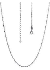 Firetti Damen Silberkette "Schmuck Geschenk Silber Armband Kette Fußkette Bauchkette Criss-Cross", 100, Silber 925 (Sterlingsilber), B: 1,6mm,