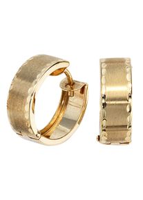 Jobo Damen Paar Creolen "Ohrringe rund", Gelbgold 333, gold, Gelbgold 333, Ohrringe, 333 Gold