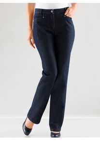 COSMA Damen Gerade Jeans, blau, Gr. 20, unifarben, 76% Baumwolle, 22% Polyester, 2% Elasthan, Jeans