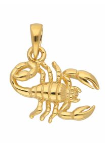 Adelia´s ADELIA ́S Damen Ketten-Anhänger "585 Gold Sternzeichen Anhänger Skorpion", Damen, Skorpion, Gelbgold 585, gold, Gelbgold 585, Schmuckanhänger,