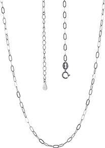 Firetti Damen Silberkette "Schmuck Geschenk Silber Armband Kette Fußkette Bauchkette Ankerglieder", 100, Silber 925 (Sterlingsilber), B: 2mm, silber,