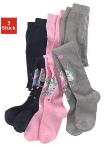 H.I.S. H.I.S Kinder Strickstrumpfhose, Gr. 92, bunt, Obermaterial: 69% Baumwolle, 28% Polyamid, 3% Elasthan, mehrfarbig, Strumpfhosen, mit eingestrickten