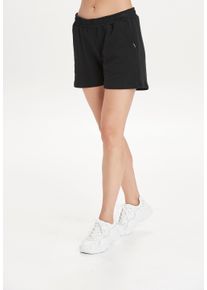 Endurance Damen Shorts "Beisty", schwarz, casual, Gr. 44, unifarben, 100% Baumwolle, Hosen, mit angenehmem Dehnbund