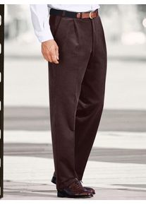 CLASSIC Herren Cordhose, braun, Gr. 24, unifarben, 80% Baumwolle, 18% Polyamid, 2% Elasthan, Hosen