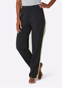 feel good Damen Jerseyhose, Gr. 36, schwarz, 95% Baumwolle, 5% Elasthan, unifarben, meliert, Hosen