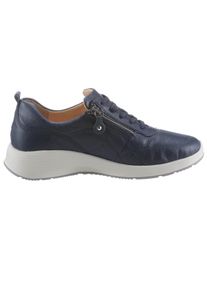 Waldläufer WALDLÄUFER Damen Schnürschuh, Gr. 7,5, blau, Glattleder, sportlich, Schuhe