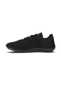 Leguano Damen Barfußschuh "GO", Gr. 39, schwarz, Textil, sportlich, Schuhe, mit praktischer Schnürung, Freizeitschuh, Halbschuh, Schnürschuh
