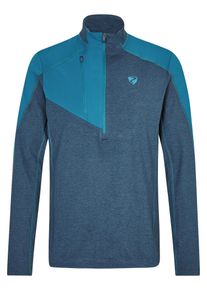Ziener Herren Sweater "JAPVO", blau, Gr. 60, Obermaterial: 1. 88% Polyester (recycelt), 12% Elasthan, 2. 94% Polyester, 6% Elasthan;, Sweatshirts