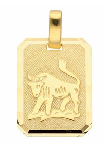 Adelia´s ADELIA ́S Damen Ketten-Anhänger "333 Gold Sternzeichen Anhänger Stier", Damen, Stier, Gelbgold 333, gold, Gelbgold 333, Schmuckanhänger, Goldschmuck