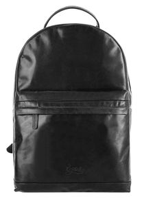 XZONE X-ZONE Laptoprucksack, schwarz, Rindsleder, Leder, beschichtet, leicht glänzend, klassisch, Rucksäcke, echt Leder