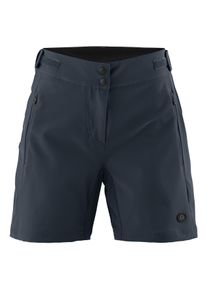 Gonso Damen Fahrradhose "IGNA 2.0", blau, Gr. 36, 86% Polyester, 14% Elasthan, Hosen, Damen Bike-Shorts, Innenhose mit Sitzpolster, Radhose mit