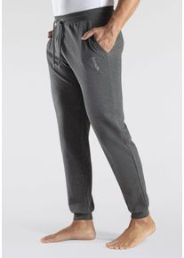 Herren Sweathose, BENCH. LOUNGEWEAR, Gr. 44, grau, Sweatware, Obermaterial: 60% Baumwolle, 40% Polyester, unifarben, Basic, Hosen, Jogginghose mit